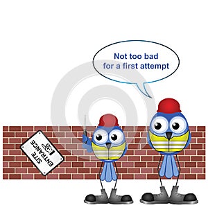 Workers with trainee