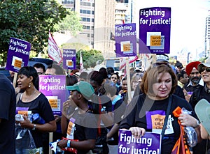 Workers United at a Parade