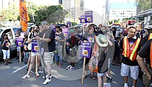Workers United at a Parade