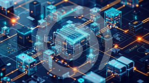 Workers using digital interfaces to manage and streamline energy storage systems in a leproduction environment