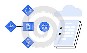 Workflow Automation and Cloud Data Integration with Task Management and Collaboration Elements
