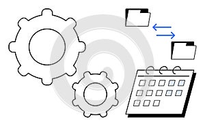 Workflow Automation with File Sharing and Scheduling in Sync