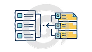 Workflow Process Flowchart Document Management, vector design Generative AI