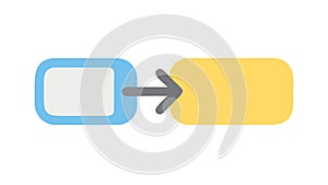 Workflow Process Flowchart Step Icon, vector design Generative AI