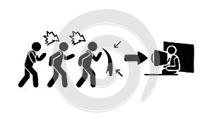 Workflow Progress Team Collaboration Vector, vector design Generative AI