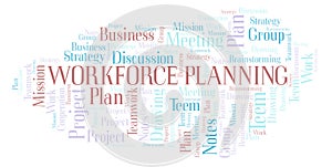 Workforce Planning word cloud.
