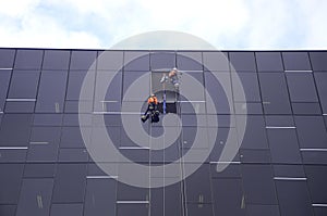 WorkHigh rise window cleaning