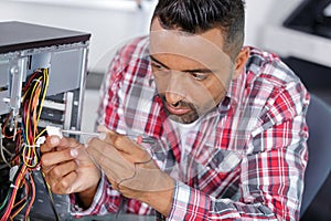 working on broken pc