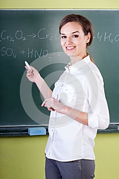Working chemistry teacher