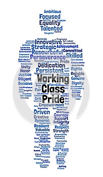 Working-Class Pride Word Cloud