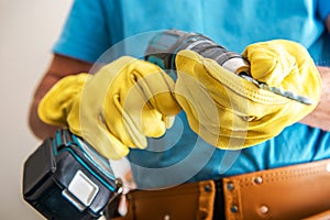 Working with Electrical Drill