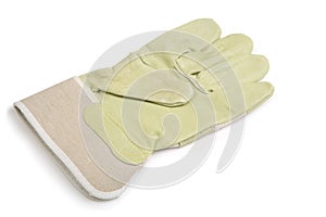 Working glove isolated