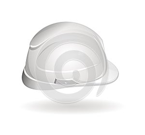 Working helmet side view. Hard hat icon