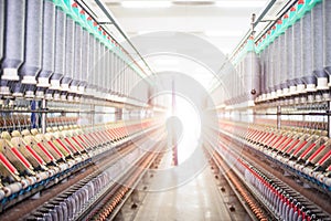 A workshop in spinning mill