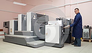 Working offset printer