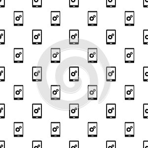 Working phone pattern vector