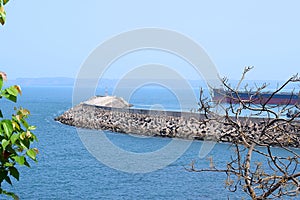 Working Pier - Pilework Jetty - into Sea