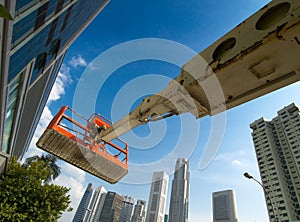 Working Platform on a Boom