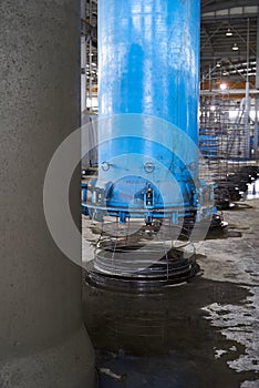 Working process for the manufacture of concrete pipes