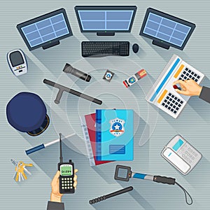 Working table of security