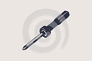 Working tool screwdriver icon.