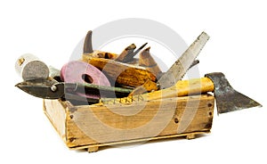 Working tools (axe, chisel, plane and others) in