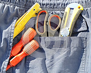 Tools in pocket