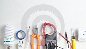 Working tools and components. Electrical objects