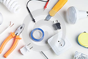 Working tools and components. Electrical objects