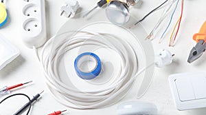 Working tools and components. Electrical objects