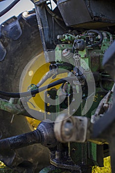 Working Tractor Engine