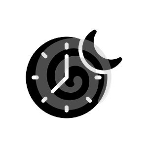 Working vector glyph flat icon