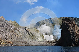 Working Volcano of White Island