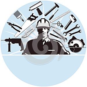 Robotník a nástroje 