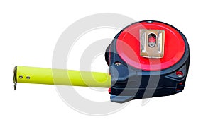A Workmans Tape Measure Isolated With PNG File photo