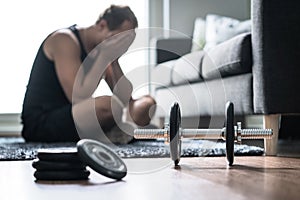 Workout problem, stress in fitness or too much training