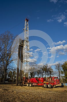 Workover rig photo