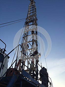 Workover rig photo