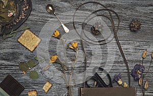 Workplace of a florist