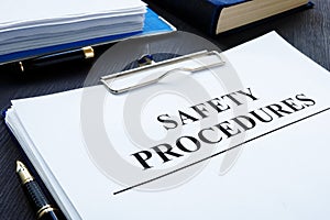 Workplace health and safety Procedures.