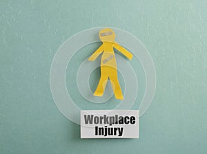 Workplace Injury worker concept