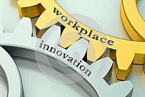Workplace Innovation concept on the gearwheels