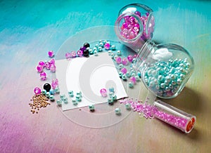 Workplace of jewellery maker