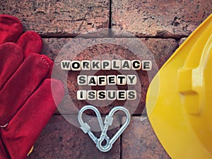 Workplace safety and health concept. photo