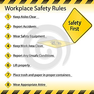 Workplace Safety Rules photo