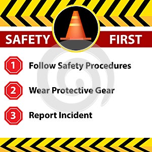 Workplace Safety Sign Icon