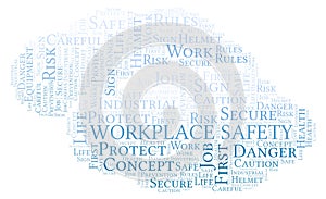 Workplace Safety word cloud.