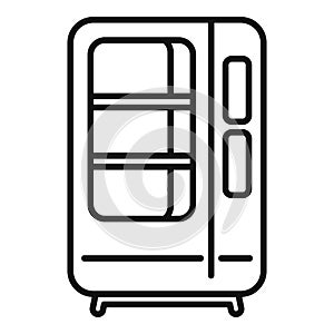 Workplace vending machine icon outline vector. Portable bottle