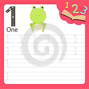 Worksheet Writing practice number one