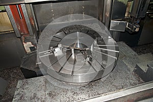 Workshop: boring machine, detail